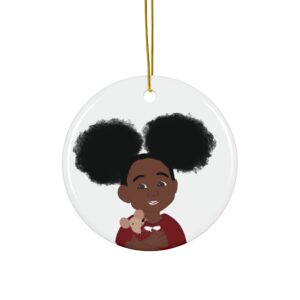 Personalized Ceramic Holiday Ornament - Cherished Memories with Customizable Shapes