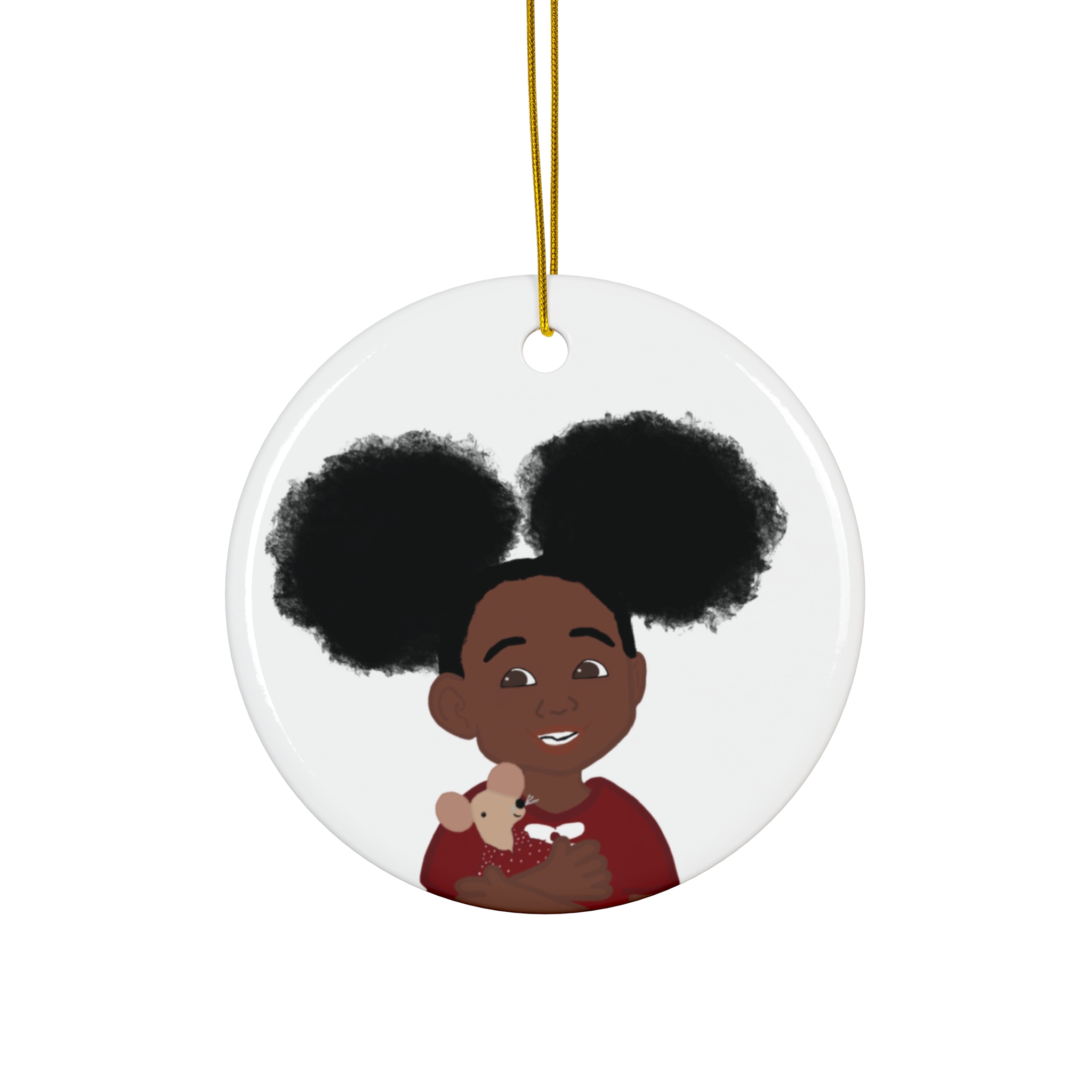 Personalized Ceramic Holiday Ornament - Cherished Memories with Customizable Shapes